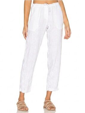 CP Shades White Linen Hampton Pants - XS, 100% linen 🇺🇸